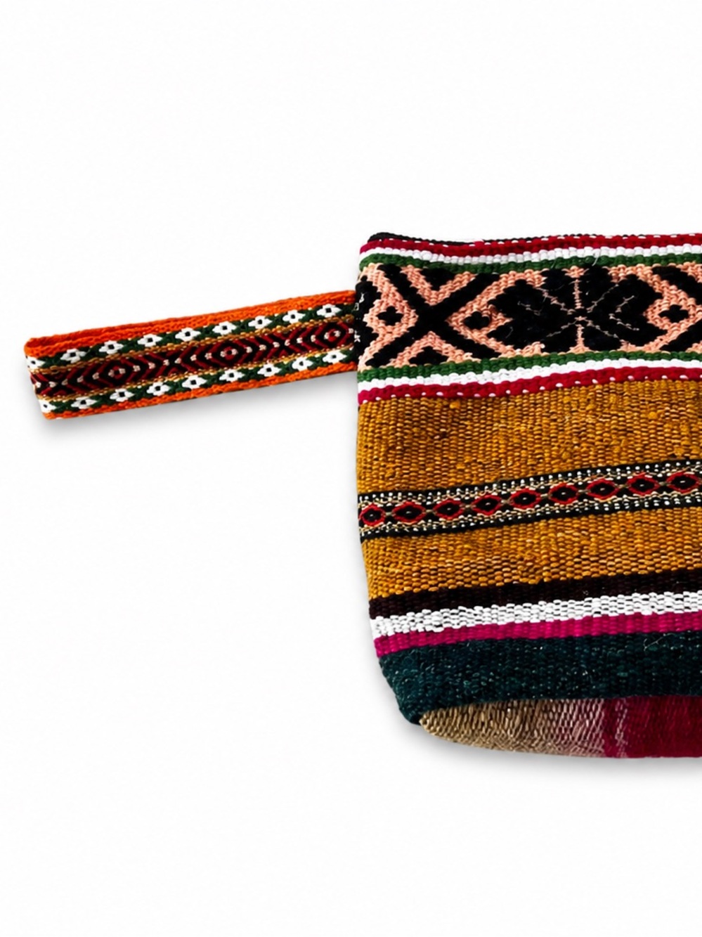 Native Peruvian Handwoven Pouch /
Clutch Purse